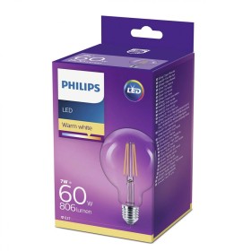 Bec LED Philips Classic G93, EyeComfort, E27, 7W (60W), 806 lm, lum...