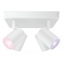 Spot LED RGB WiZ Imageo SQ, Wi-Fi, Bluetooth, control vocal, 4xGU10...