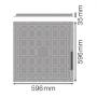 Panou LED Ledvance PANEL Essential, 36W, 3850 lm, lumina neutra (40...