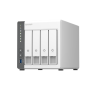NAS QNAP 433 4-Bay, CPU ARM 2.0GHz Quad core, RAM 4GB, HDD 2.5"/3.5" SATA 6Gbps (neincluse), LAN: 1 x 2.5GbE + 1 x GbE, USB3.2 G