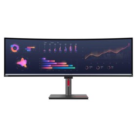 Monitor Lenovo ThinkVision P49w-30, 49'' IPS, DQHD (5120x1440), Anti- glare, 32:9, Curvature: 3800R, Brightness: 350 nits, Contr