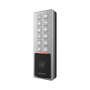 Cititor de proximitate cu tastatura Hikvision DS-K1T805MBFWX, M1 card, RS-485 and Wiegand (W26, W34), network interface, Wi-Fi, 