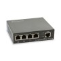 LevelOne GEP-0523, 5-Port Gigabit PoE Switch, 802.3at/af PoE, 4 PoE Outputs, 60W, 96 x 30 x 111 mm