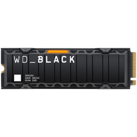 SSD WD_BLACK SN850X HeatSink 2TB M.2 2280 PCIe Gen4 x4 NVMe, Read/Write: 7300/6600 MBps, IOPS 1200K/1100K, TBW: 1200, powered by