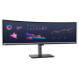 Monitor Lenovo ThinkVision P49w-30, 49'' IPS, DQHD (5120x1440), Anti- glare, 32:9, Curvature: 3800R, Brightness: 350 nits, Contr