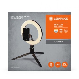 Lampa LED circulara portabila Ledvance Selfie RING, 5.5W, 250 lm, l...