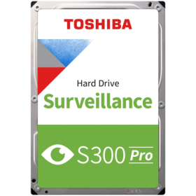 HDD Video Surveillance TOSHIBA S300 PRO 10TB CMR, 3.5'', 256MB, 7200RPM, SATA, RV Sensor, TBW: 180-EOL-MD10ADA10TV