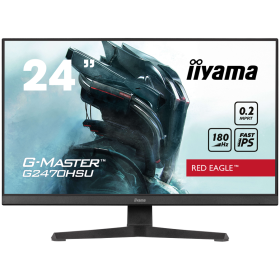 IIYAMA Monitor LED G2470HSU-B6 Fast IPS 1920 x 1080 @180Hz  0.2ms 300 cd/m² 1000:1 HDCP HDMI DP 4xUSB Hub 3.2 tilt