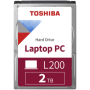 HDD Mobile TOSHIBA L200 2TB, 2.5'', 128MB, 5400RPM, SATA