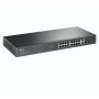 "18-Port Gigabit Rackmount  Switch with 16-Port PoE+ PORT: 16× Gigabit PoE+ Ports, 2× Gigabit Non-PoE Ports, 2× Combo Gigabit SF