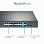 "18-Port Gigabit Rackmount  Switch with 16-Port PoE+ PORT: 16× Gigabit PoE+ Ports, 2× Gigabit Non-PoE Ports, 2× Combo Gigabit SF