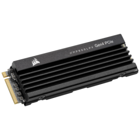SSD CORSAIR MP600 PRO LPX 2TB PCIe Gen4 x4 NVMe M.2, viteza de citire 7100 MB/s, viteza de scriere 6800 MB/s