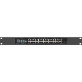 Switch  24x 100 Mb PoE+ / 2x combo, rack 19", Gigabit Ethernet, 360W V2