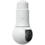Ubiquiti UVC-G6-PTZ-W All-weather, 4K dual-lens camera with 10x hybrid zoom, 1/1.8" 8MP image sensor, Multi-TOPS AI Engine, and 