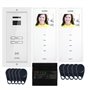 Videointerfon Electra Smart+  3.5” pentru 2 familii montaj incastrat - alb