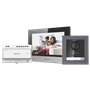 Kit videointerfon IP 7inch, conectare 2 fire - HIKVISION DS-KIS702