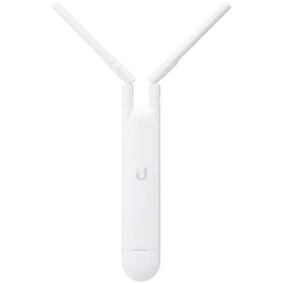 Ubiquiti UniFi Indoor/Outdoor AP, AC Mesh,2x2 MIMO,300 Mbps(2.4GHz),867 Mbps(5GHz),Passive PoE,24V,2 External Dual-Band Omni Ant