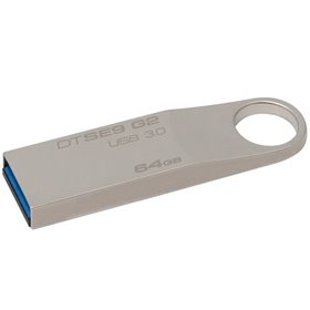 Kingston 64GB USB 3.0 DataTraveler SE9 G2 (Metal) 100MB/s read 15MB/s write EAN: 740617237757