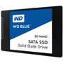SSD WD Blue (2.5", 250GB, SATA III 6 Gb/s, 3D NAND Read/Write: 550 / 525 MB/sec, Random Read/Write IOPS 95K/81K)