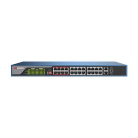 Switch Web-managed 24 porturi PoE, 2 porturi SFP uplink, - HIKVISION DS-3E1326P-E