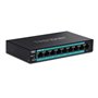 Switch 8 porturi Fast Ethernet Long Range 250m PoE+ 60W, 1 port Fast Ethernet - TRENDnet TE-FP091