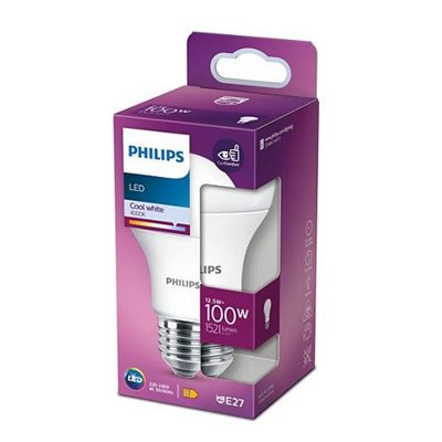 Bec LED Philips A60, EyeComfort, E27, 12