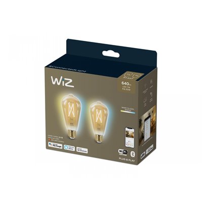 Pachet 2 becuri LED inteligente WiZ Conn