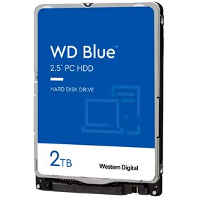 HDD Mobile WD Blue 2TB SMR (2.5'', 128MB, 5400 RPM, SATA 6Gbps)