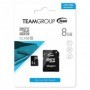 MICRO SD CARD 8GB CU ADAPTOR TEAMGROUP