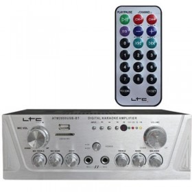 AMPLIFICATOR STEREO KARAOKE USB MP3/SD/BLUETOOTH