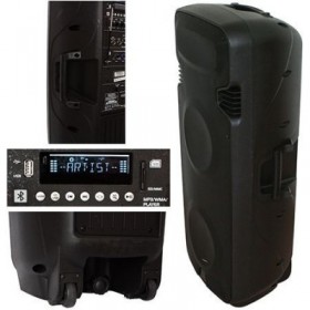 BOXA PORTABILA ACTIVA 2X15"/38CM 500W RMS USB/SD/BT/VHF