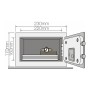 Securitate mecanica Seif standard mini cu cifru Yale YSV/170/DB1/B Yale