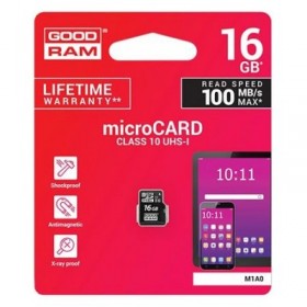 MICRO SD CARD 16GB CLASS 10 GOODRAM