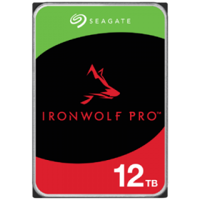 HDD NAS SEAGATE IronWolf Pro 12TB CMR 3.5", 256MB, SATA 6Gbps, 7200RPM, RV Sensors, Rescue Data Recovery Services 3 ani, TBW: 55