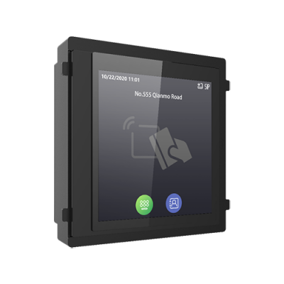 Modul afisaj IPS touch screen, 4 inch,  pentru Interfon modular - HIKVISION DS-KD-TDM