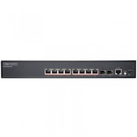 EDGECORE 8 ports 10/100/1000Base-T + 2G SFP uplink ports with 8 port PoE (125W)