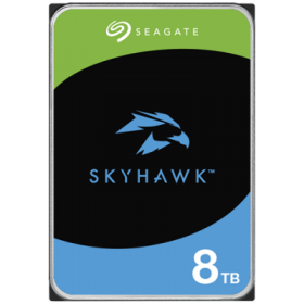 HDD Video Surveillance SEAGATE SkyHawk 8TB CMR, 3.5", 256MB, SATA, RV Sensors, Rescue Data Recovery Services 3 ani, TBW: 180, He