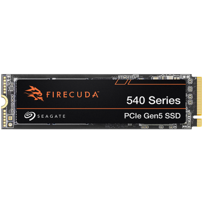 SSD SEAGATE FireCuda 540 HeatSink 2TB M.2 2280-D2 PCIe Gen5 x4 NVMe 2.0, Read/Write: 10000/10000 MBps, IOPS 1490K/1500K, TBW 200