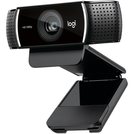 LOGITECH C922 Pro Stream Webcam - Tripod - BLACK - USB