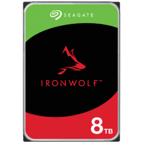 HDD NAS SEAGATE IronWolf 8TB CMR, 3.5'', 256MB, 5400RPM, RV Sensors, SATA, Rescue Data Recovery Services 3 ani, TBW: 180