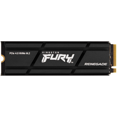 KINGSTON FURY Renegade 1TB SSD with Heatsink, M.2 2280, PCIe 4.0 NVMe, Read/Write 7300/6000MB/s, Random Read/Write: 900K/1000K I