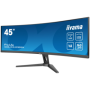 IIYAMA Monitor LED XCB4594DQSN-B1 45’’ Dual QHD VA panel with KVM switch, USB-C 90W dock and RJ45 5120 x 1440 @165Hz 	32:9 450 c