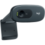 LOGITECH C270 HD Webcam - BLACK - USB