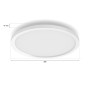 Plafoniera inteligenta LED RGB Philips Hue Surimu, Bluetooth, 40W, ...