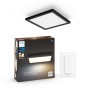 Panou LED Philips Hue Aurelle SQ, Bluetooth, 19W, 1940 lm, lumina a...