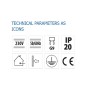 Aplica Vivalux SQUARE ADEL, G9, IP20, 80x80x107mm, Negru-Auriu, bec...