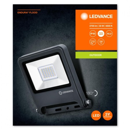 Proiector LED Ledvance ENDURA FLOOD, 30W, 220-240V, 2700 lm, lumina...
