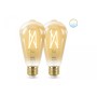 2 Becuri LED inteligente vintage (decorative) WiZ Connected Filamen...
