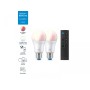 Pachet 2 Becuri LED RGB inteligente WiZ Connected Colors A60, Wi-Fi...