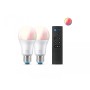 Pachet 2 Becuri LED RGB inteligente WiZ Connected Colors A60, Wi-Fi...